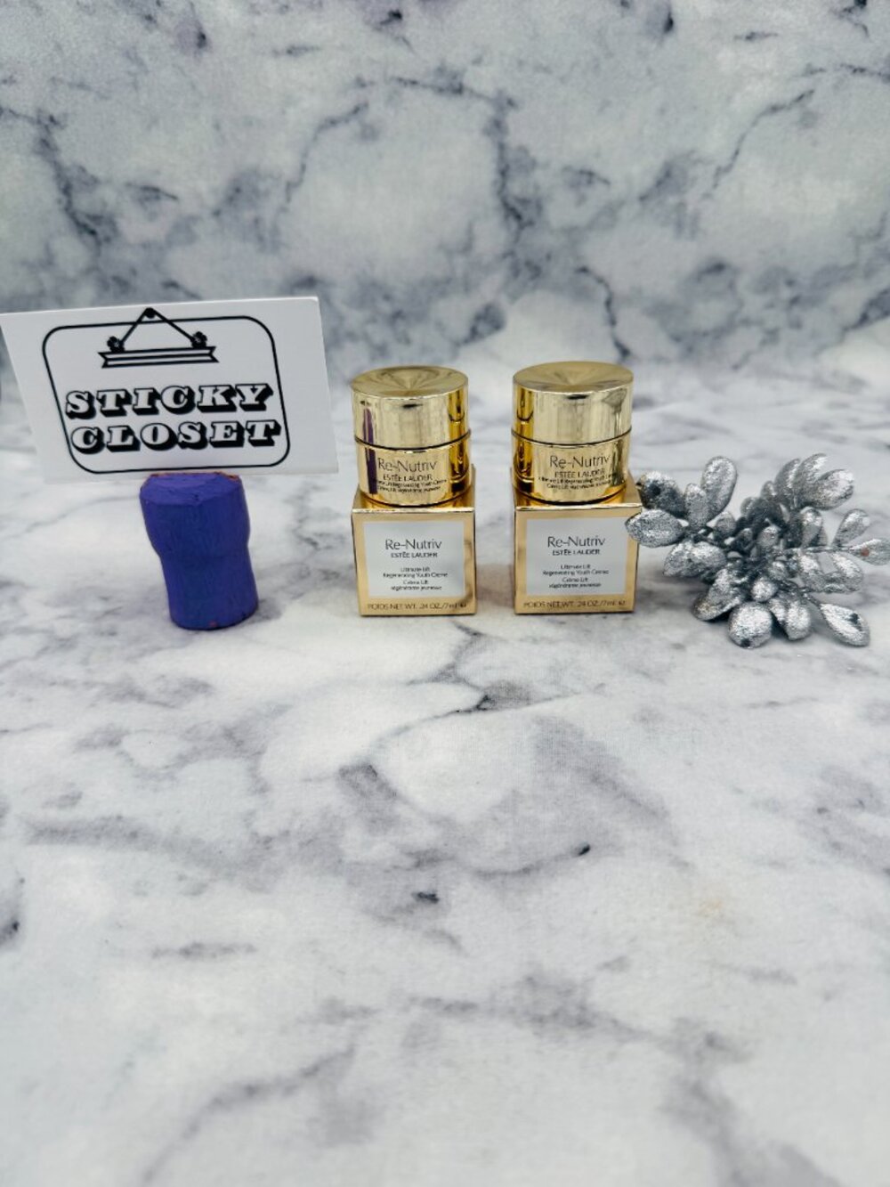 Estee Lauder Skincare Set-Re-Nutriv Ultimate Lift Youth Creme,7ml-2pc-BOXED-NEW